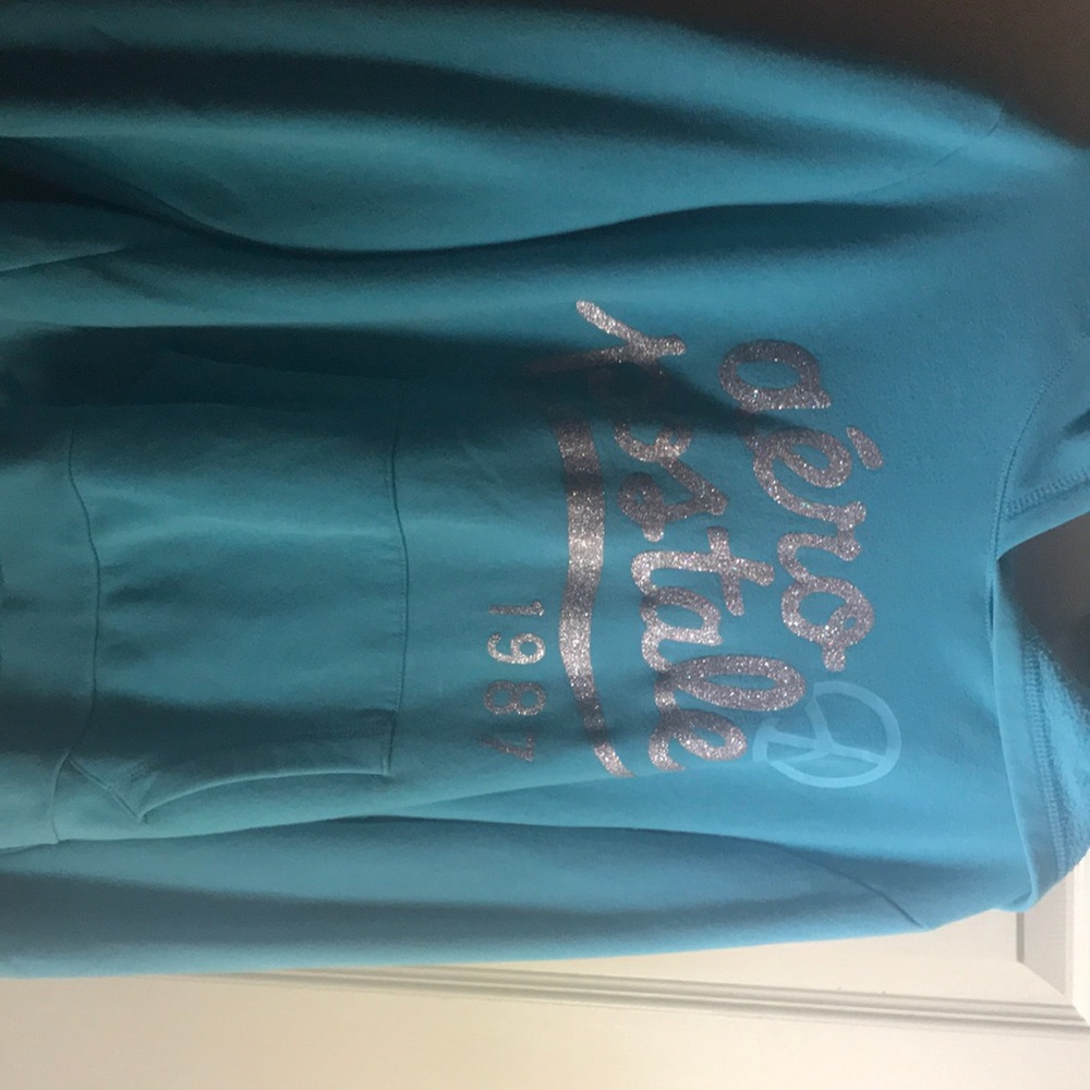 Blue 1987 Aeropostale hoodie